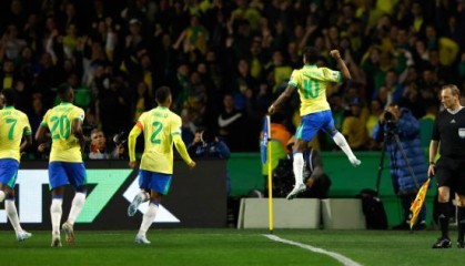 罗德里戈建功 巴西1球小胜厄瓜多尔 从第6升至第4